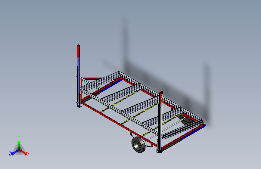 太阳能板拖车，太阳能板拖车，拖车