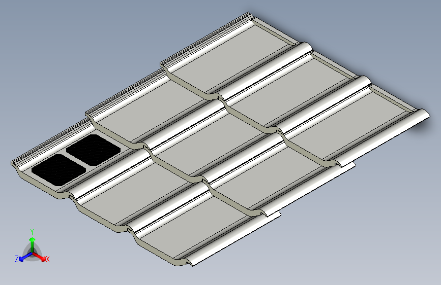 太阳能电池屋顶瓦