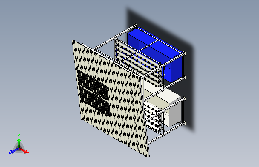 太阳能电池为水培屋供电