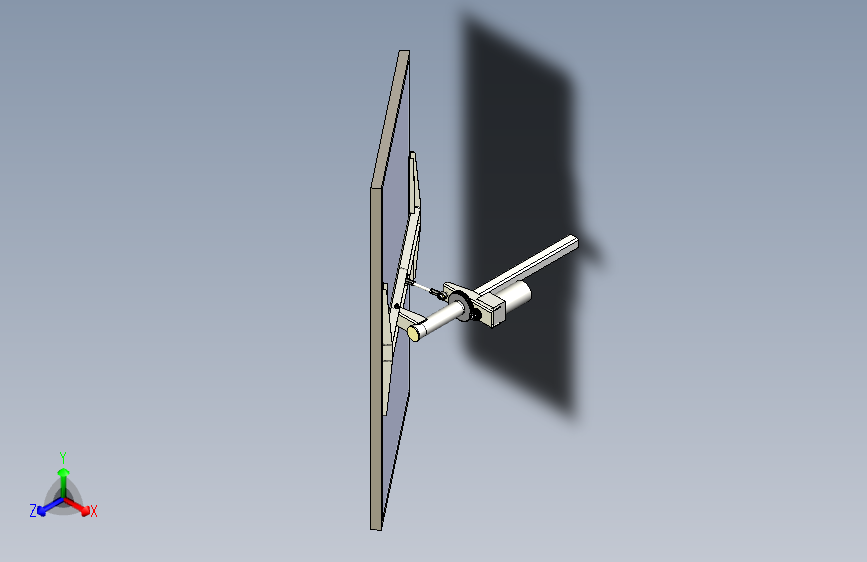 太阳能跟踪器 2轴 1驱动