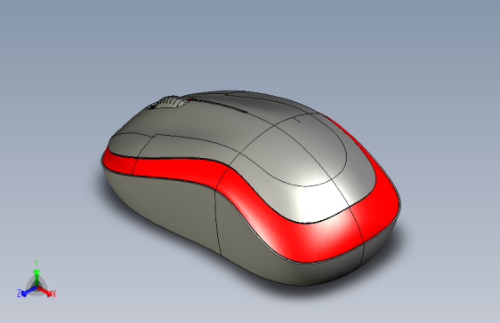 无线电脑鼠标外壳及滚轮