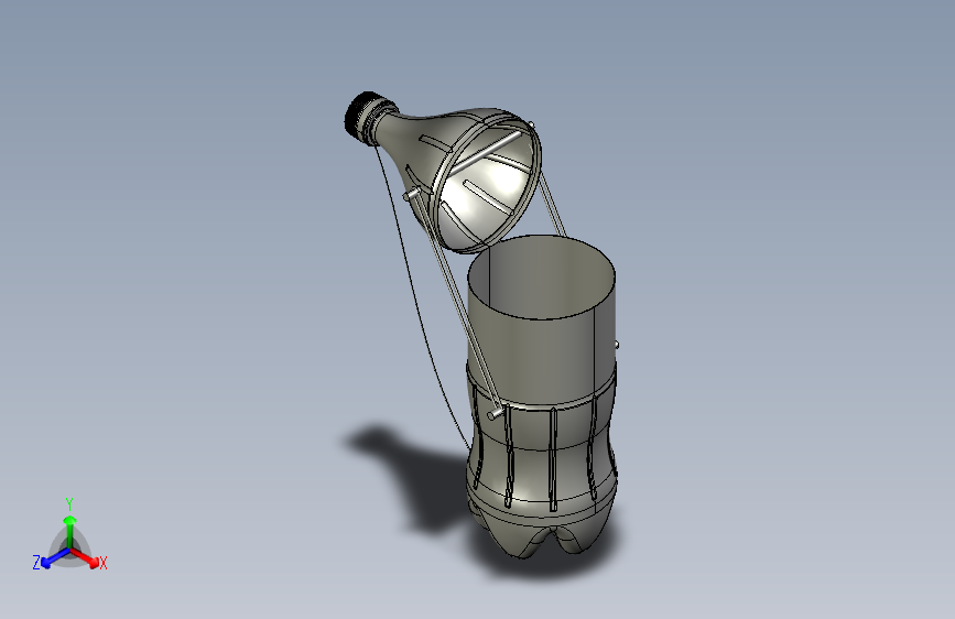 用塑料水瓶制作的捕鼠器