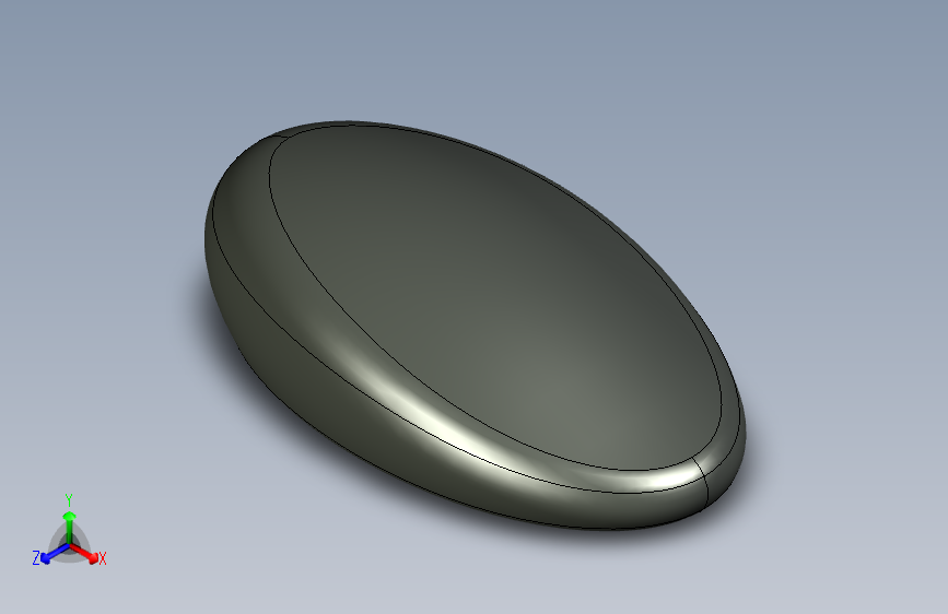 在 Creo Parametric 2.0 中创建简单的光滑“鼠标”形状