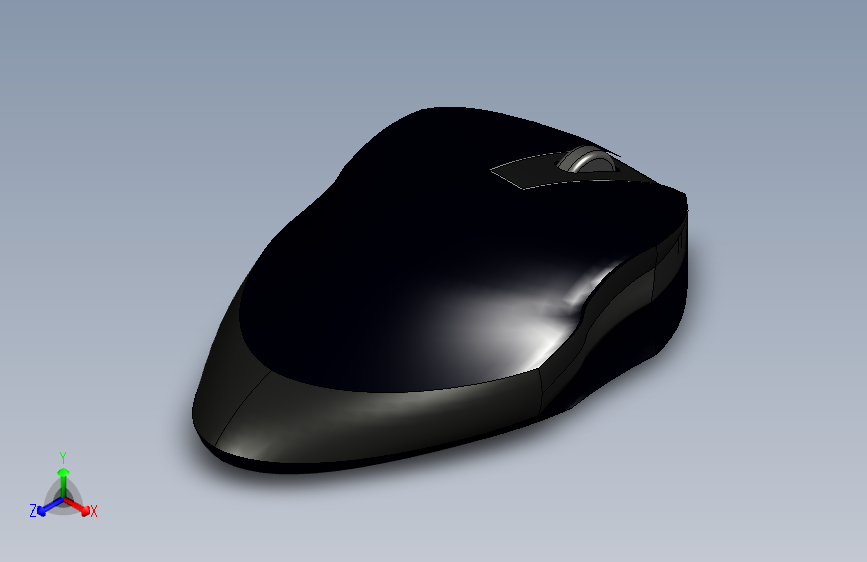 在SolidWorks中进行鼠标建模