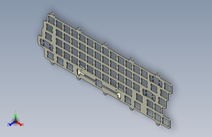 直立式65板模型