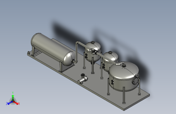 SolidWorks 管道布线-水箱和管道布线组件