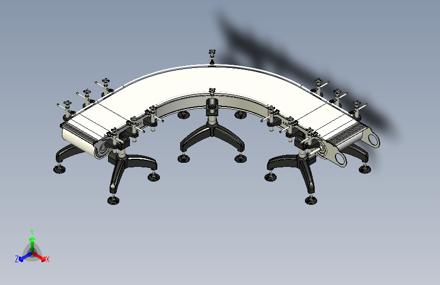 90度转弯网带输送机