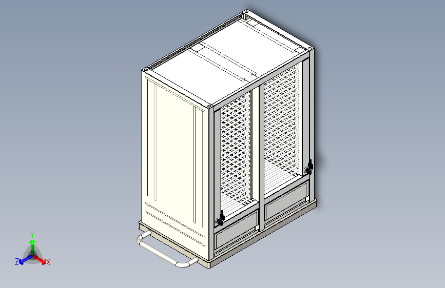 15kv浪涌机柜，50格病历夹，手动档案密集架 02