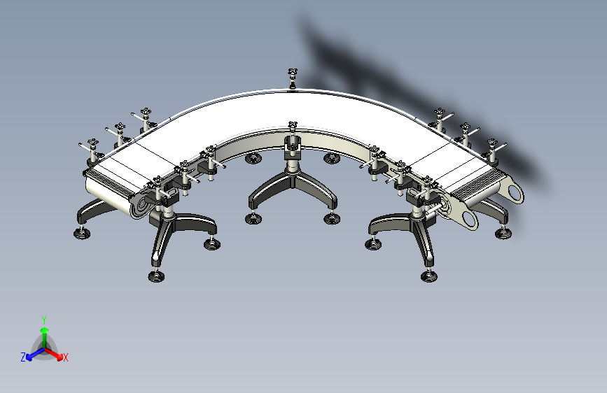 90度转弯网带输送机