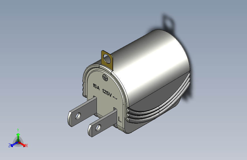90旋转美国电源转换插头（ul电源适配器）