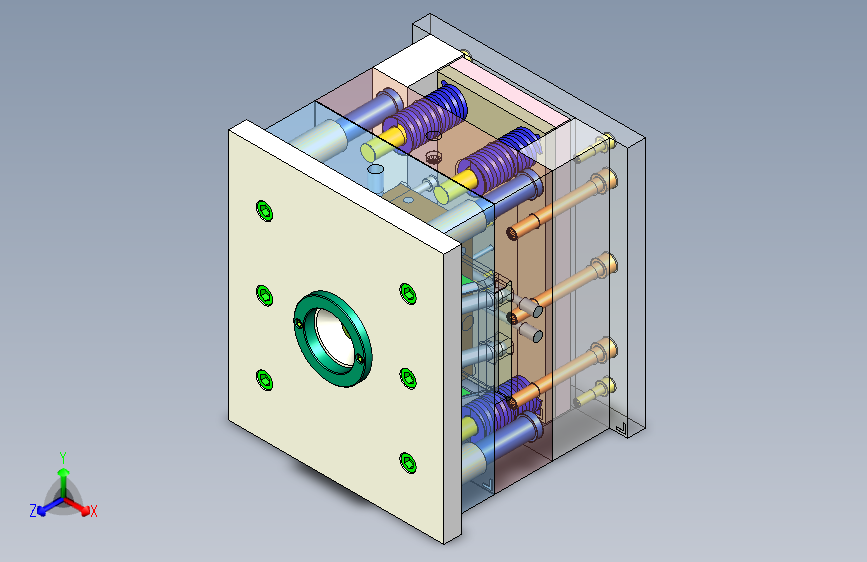 矩形线圈骨架注塑模具设计【UG】--209418-250