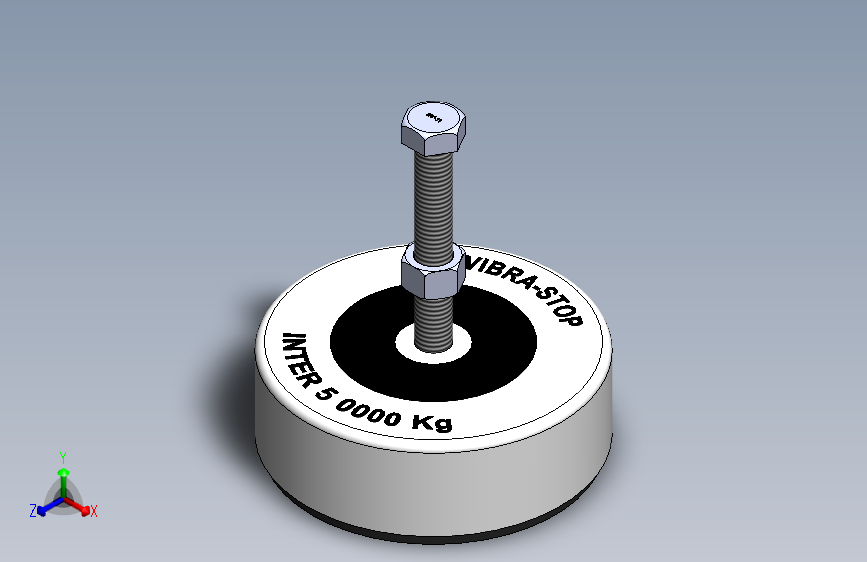 振动止动器5000kg 5_8“