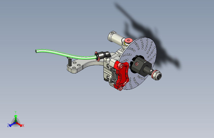 RC遥控车的液压制动器图纸