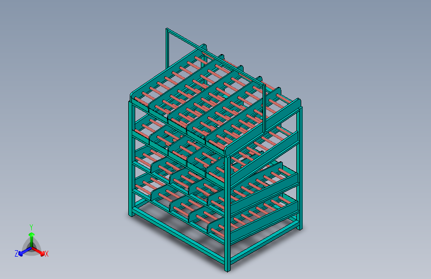 x先进先出的料架