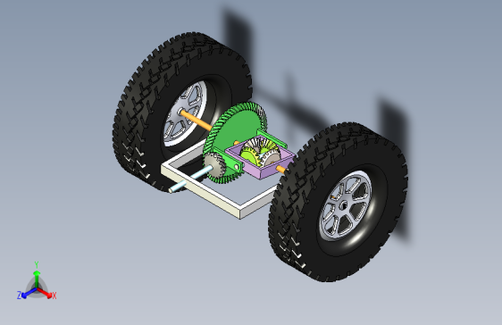 差速器模型及运动仿真