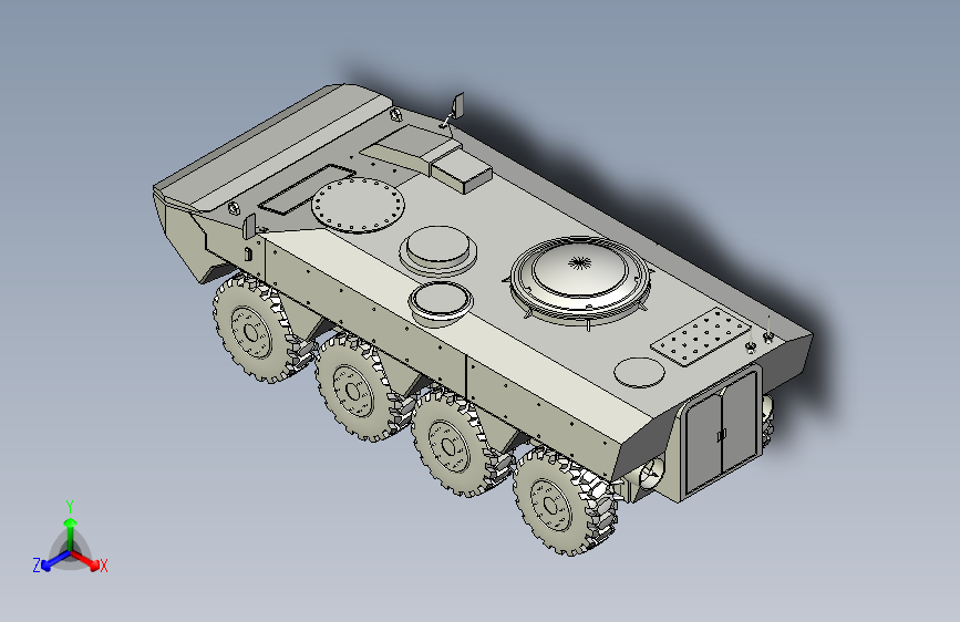 超级两栖军用车