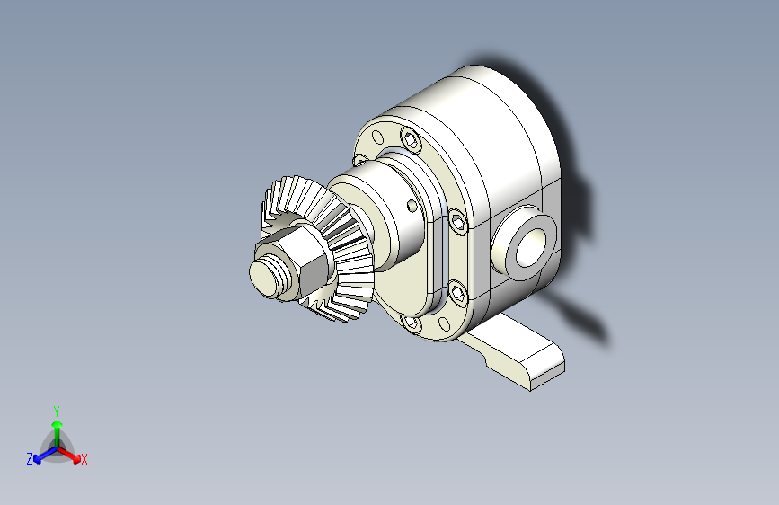 齿轮泵SolidWorks图