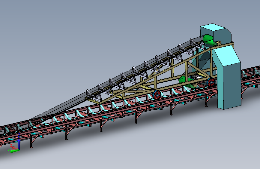 皮带输送卸料小车1649701