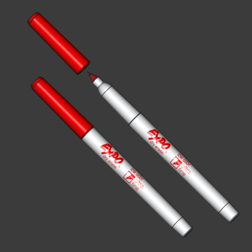 Expo 超细干擦记号笔 _ 笔