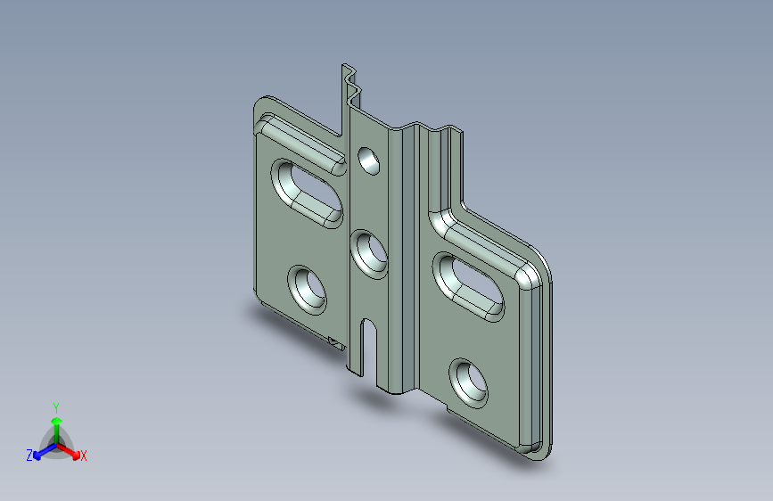 隐形合页铰链钣金件--962700-30