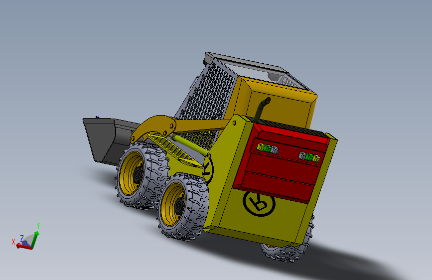 美洲狮装载机 – SolidWorks设计