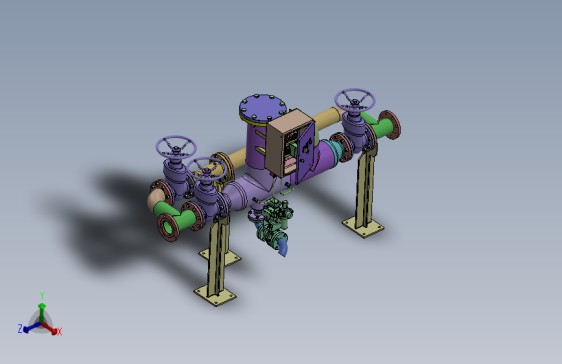 带冲洗过滤器的管道