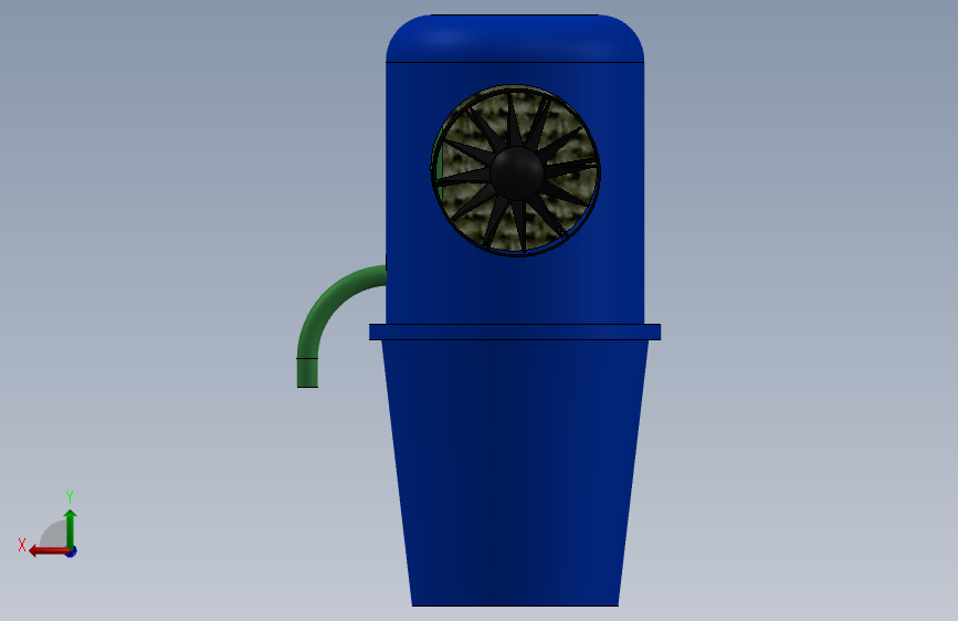 集成式空气冷却系统，带内置水净化装置