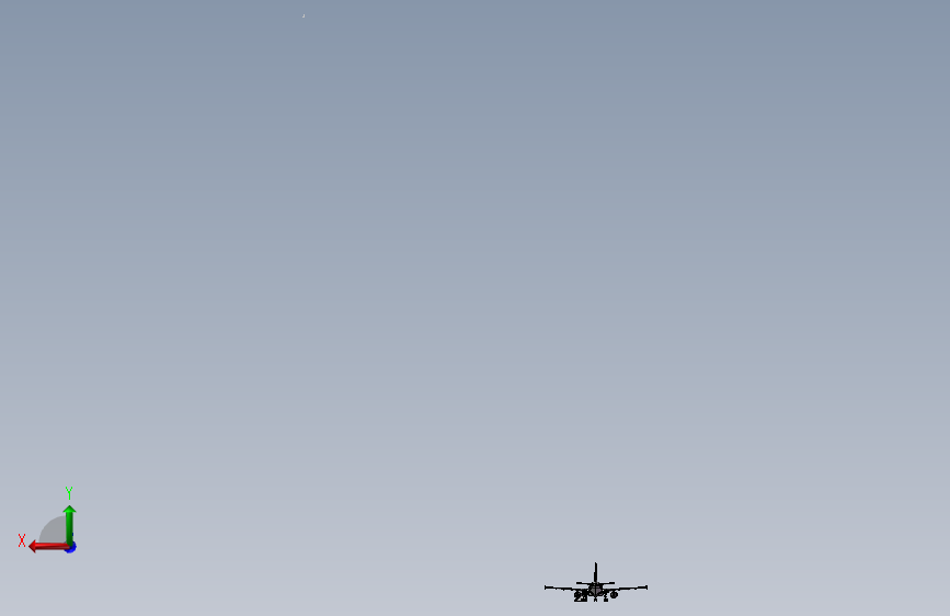 空客A310开舱门带楼梯 背面视图