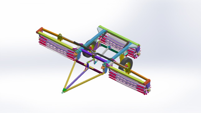农田镇压机结构