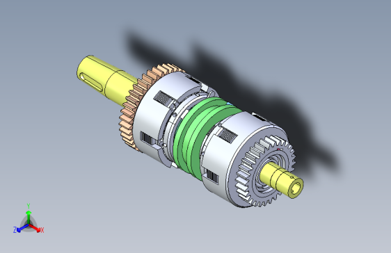 车床离合器结构