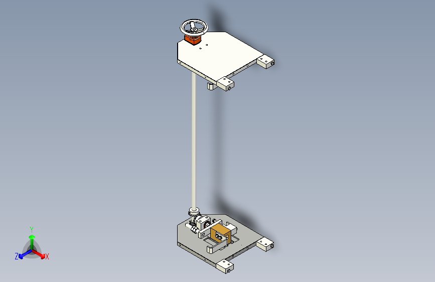 可调校准气缸底盘   step