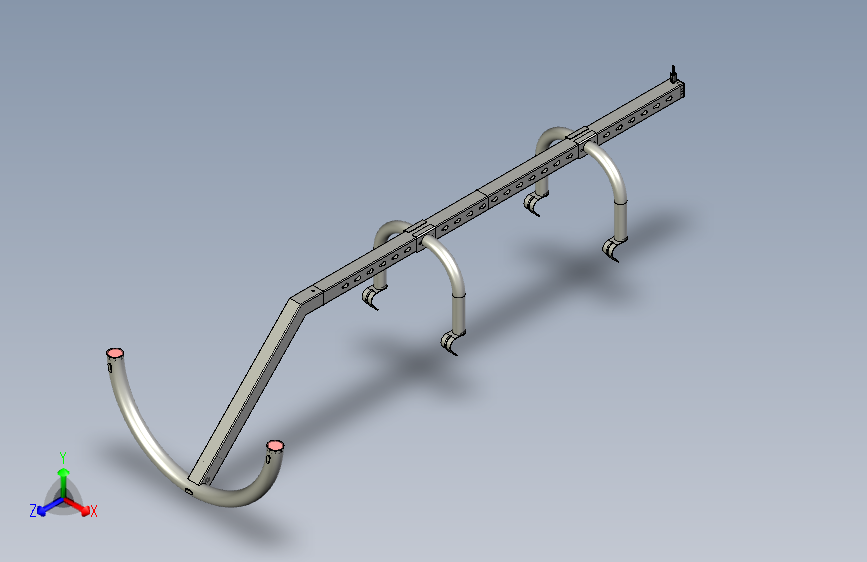 可调节自行车挂架