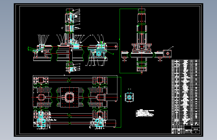 多自由度直角坐标型码垛机器人本体结构设计三维模型+CAD图纸说明