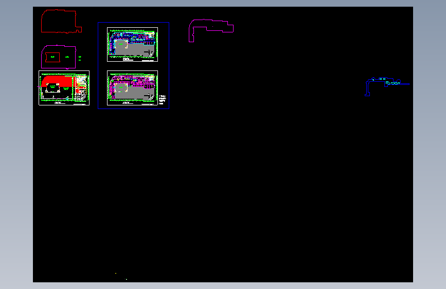 天龙广场负一层平面图