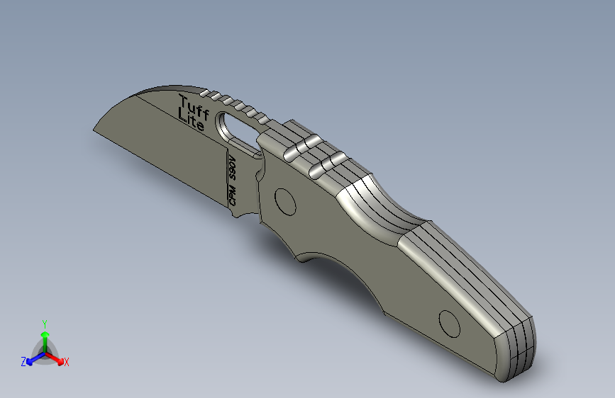 冷钢凝灰岩匕首