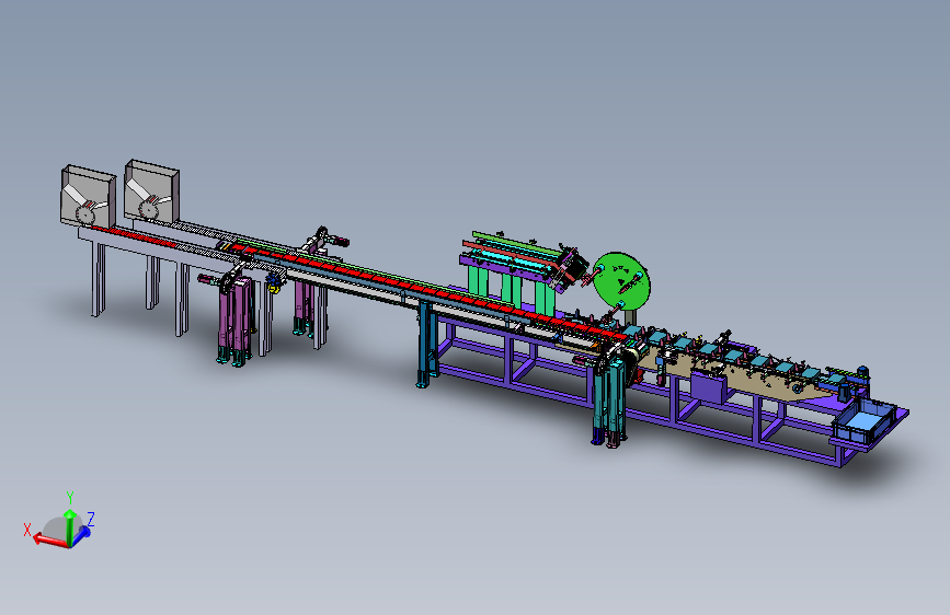 粉笔自动包装线