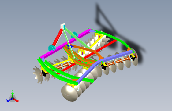 农用三点悬挂耙