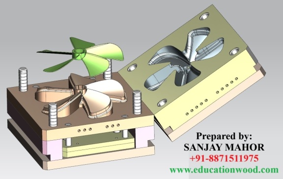 塑料风扇叶片模具