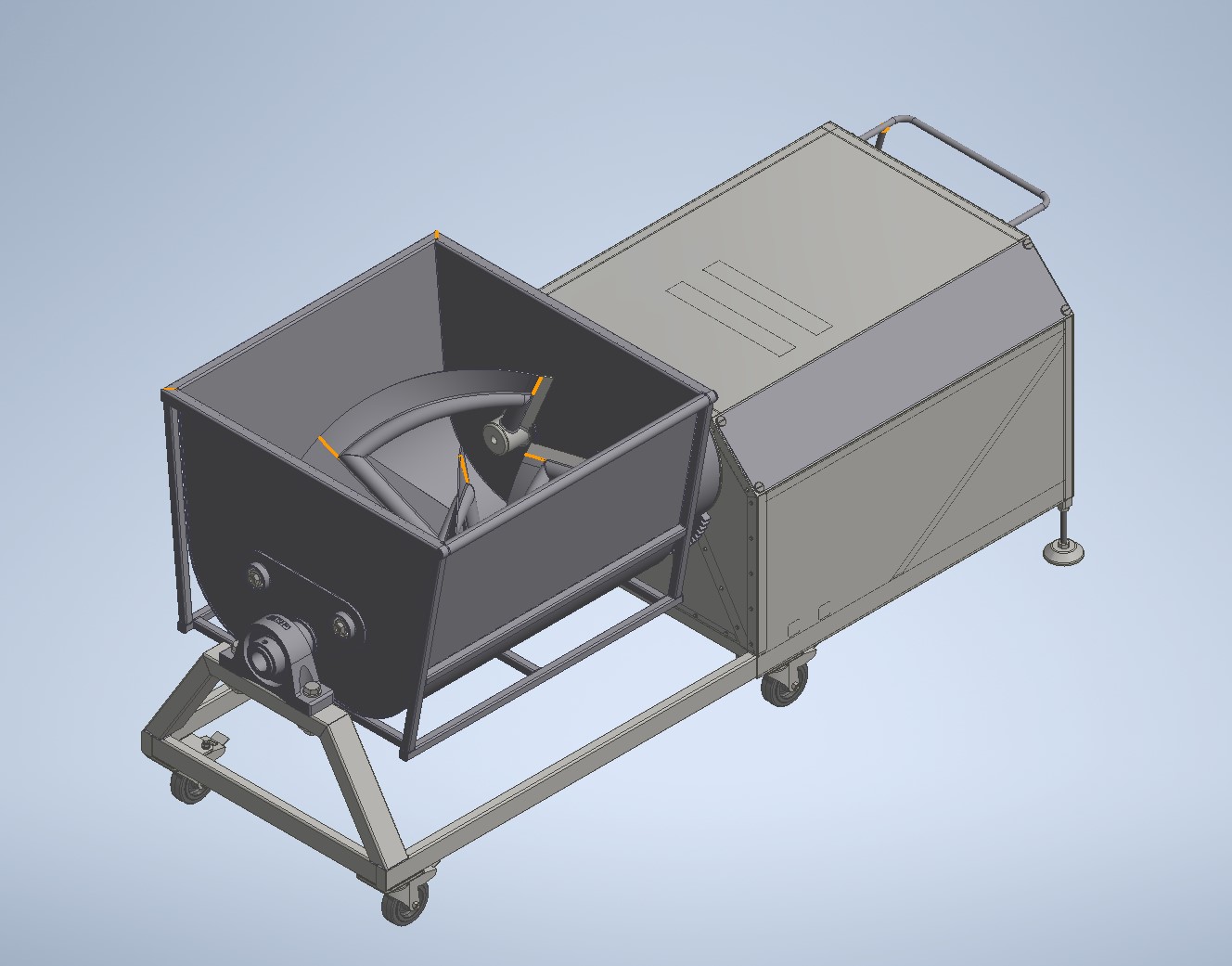 自动翻拌和面机