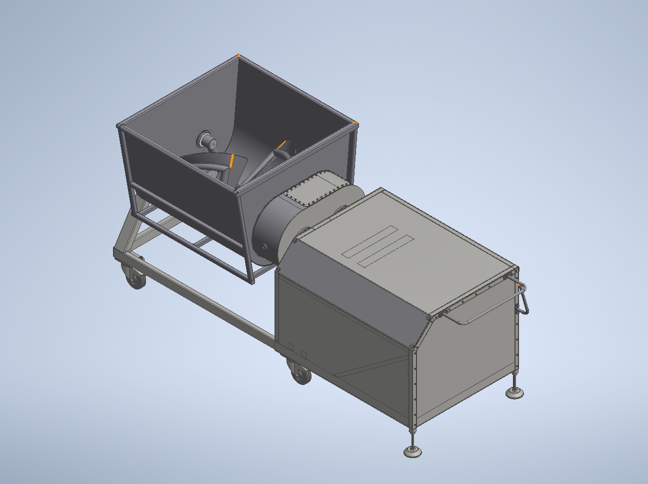 自动翻拌和面机