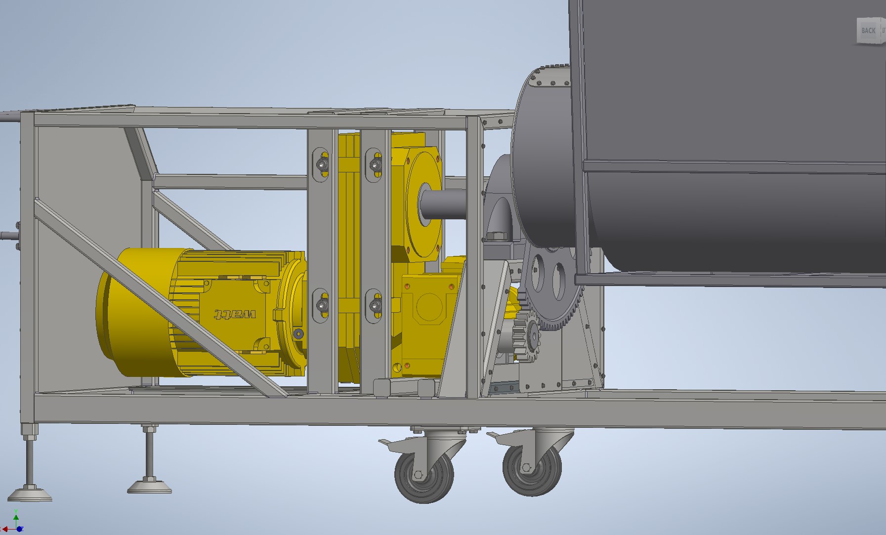自动翻拌和面机