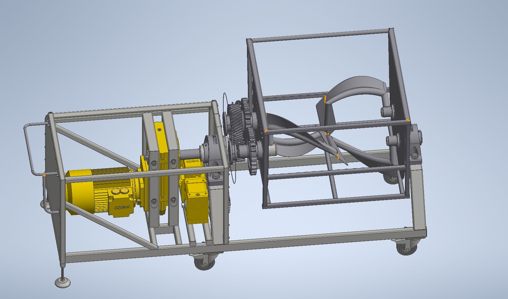 自动翻拌和面机