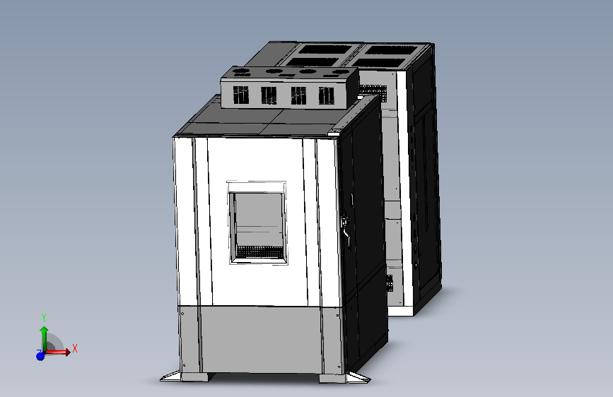 1500L单轴转台隔振高低温试验箱