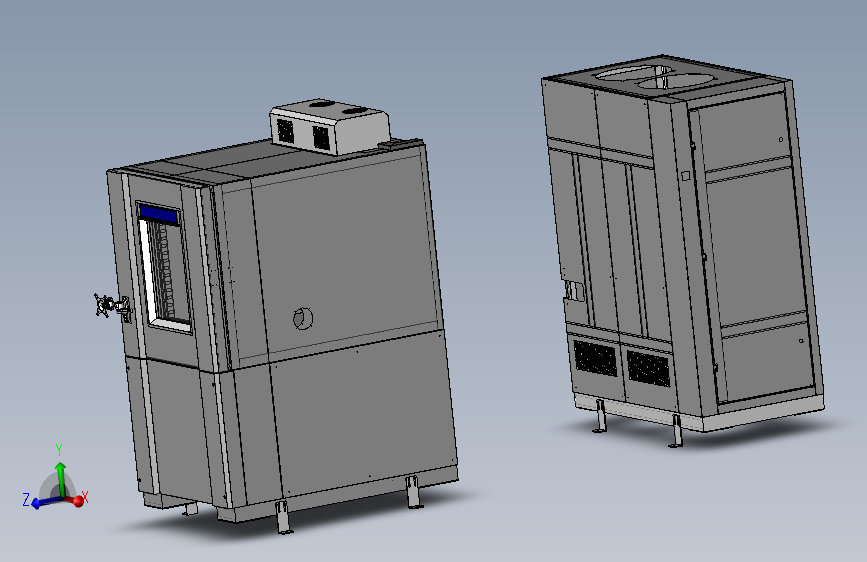 576L平板单轴转台高低温试验箱