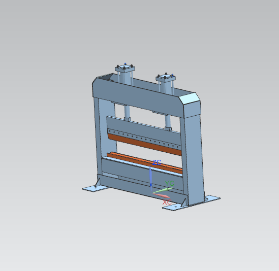 双缸动力机钣金折弯