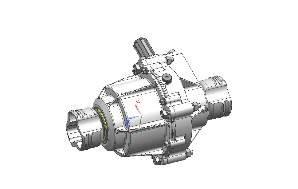 学生方程式赛车差速器总成