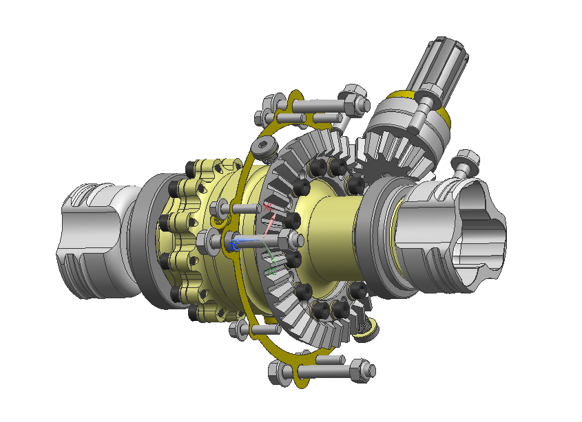 学生方程式赛车差速器总成
