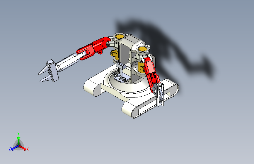 蠢萌的小机器人