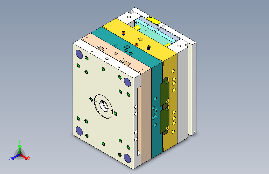 打印机粉仓模具设计