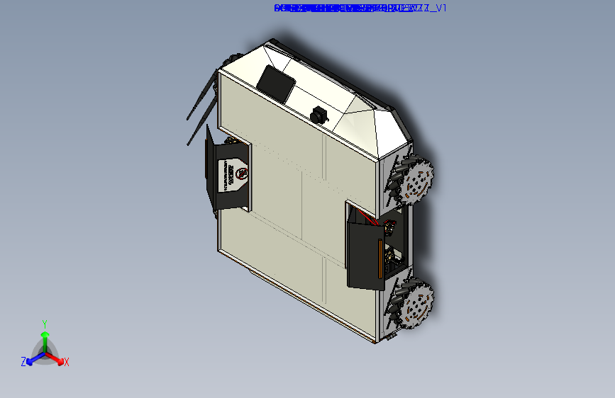 碳纤维麦克纳姆轮小车
